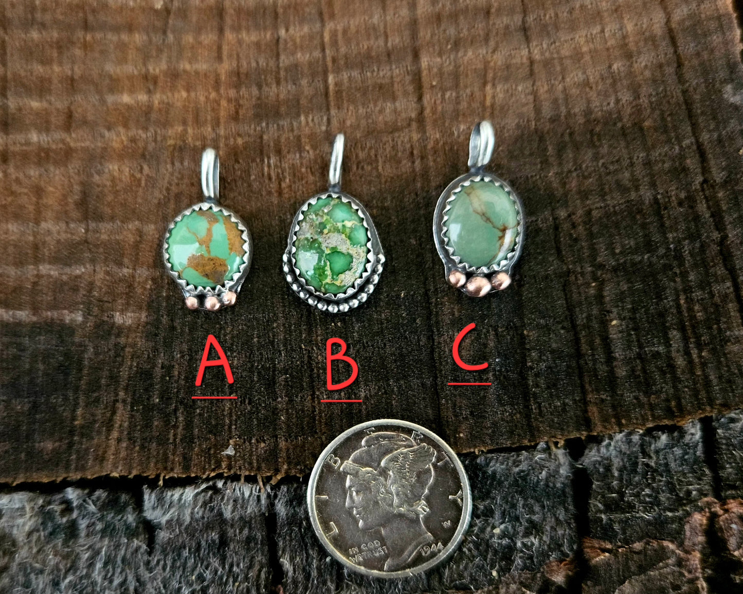 Dainty Turquoise and Sterling Silver necklace